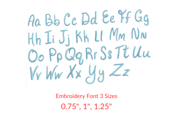 Bachelor Font Embroidery Designs for Seasonal Collections
