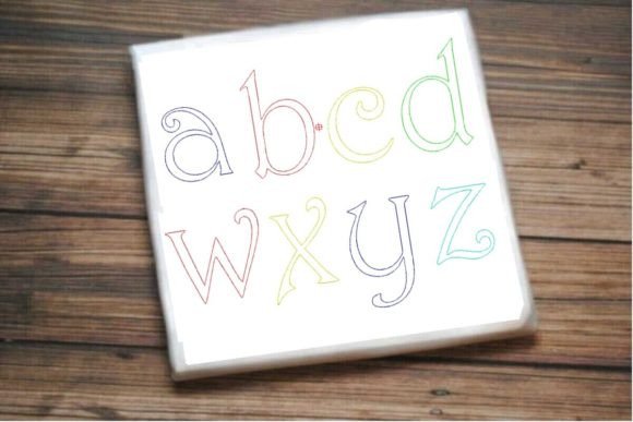 Beautiful Small Letter Vide Embroidery Review