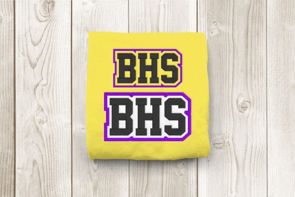 BHS High School Initials Embroidery Review