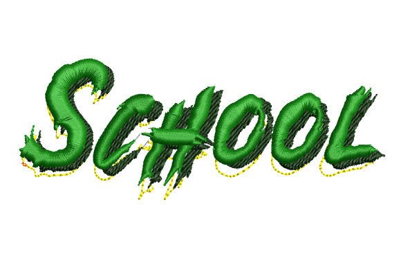 Cool School Font Embroidery Review