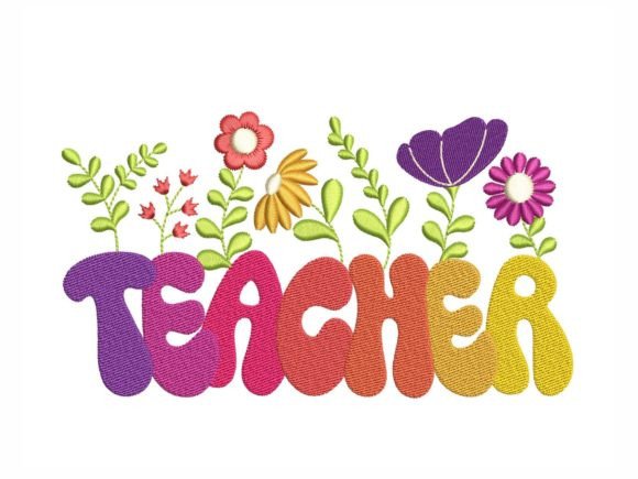 Floral Teacher Embroidery Review