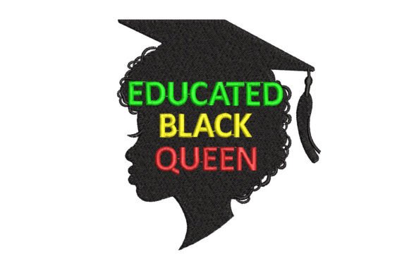Graduated African Girl, Black Silhouette Review