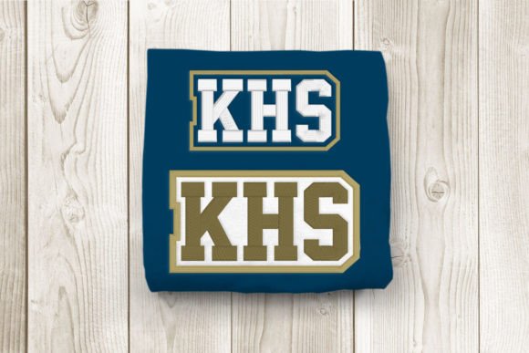 KHS High School Initials Embroidery Review