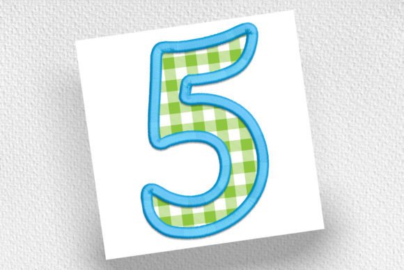 Number 5 Applique: A Designer's Review for Boutique Apparel