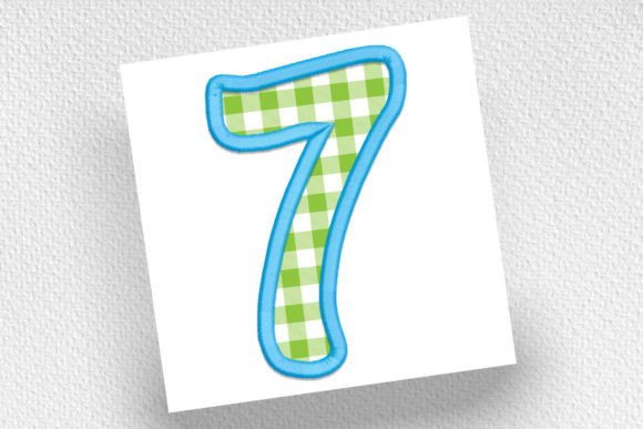 Number 7 Applique Embroidery Review