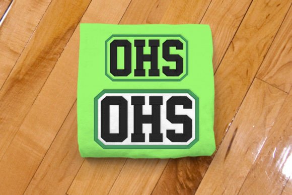 OHS High School Initials Embroidery Review