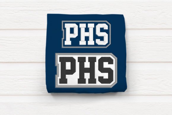 PHS High School Initials Embroidery: A Designer's Review