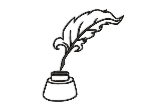 Quill Pen and Jar of Ink Review for Boutique Apparel