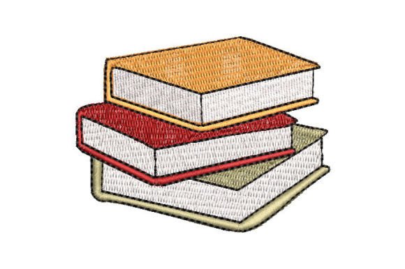 Three School Books Embroidery Design Review