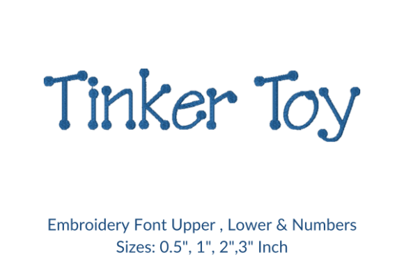 Tinker Toy Font Embroidery Design Review