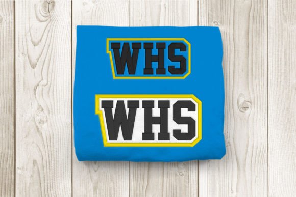 WHS High School Initials Embroidery: A Designer's Review