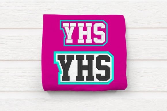 YHS High School Initials Embroidery for Seasonal Collections