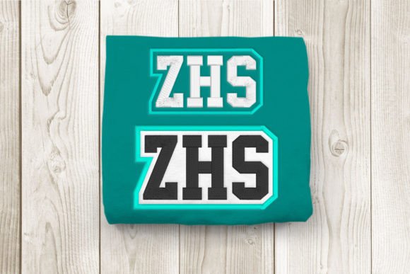ZHS High School Initials Embroidery Review